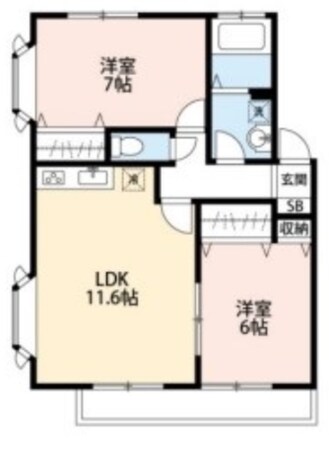 プラスサムⅠの物件間取画像